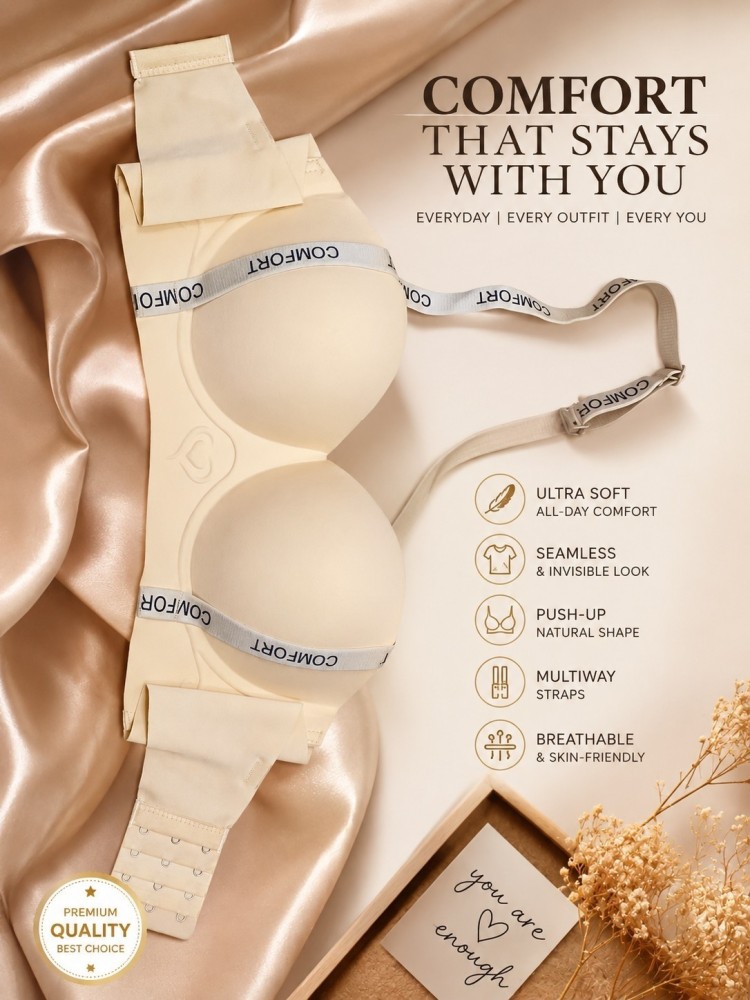 ComfortFit Seamless Push-Up Bra (Multiway Strap)